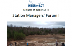 Minutes from last Station Managers’ Forum available online
