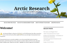New season of INTERACT Arctic Research Blogs starting up!