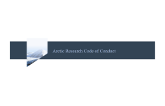 Arctic Research Code of Conduct available